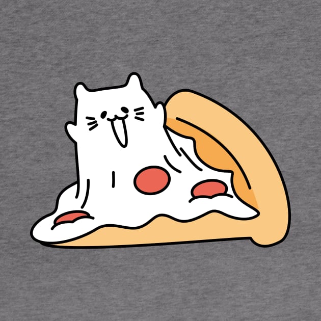 Meowzzarella Pizza The Mozzarella Cheese Cat by Attapet Original